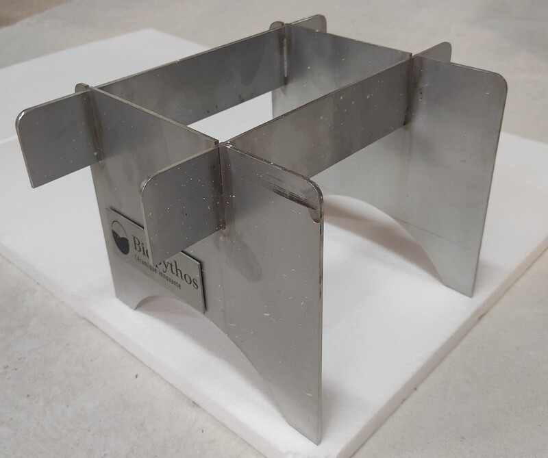 Support inox pour jarre 120L