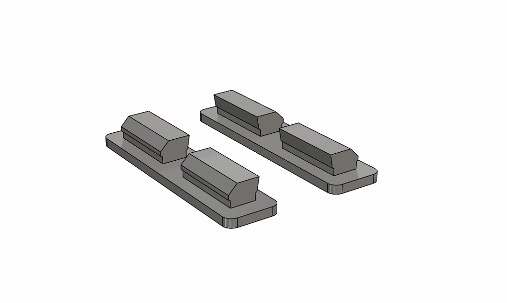 Pair of clips for 100% Armega screen