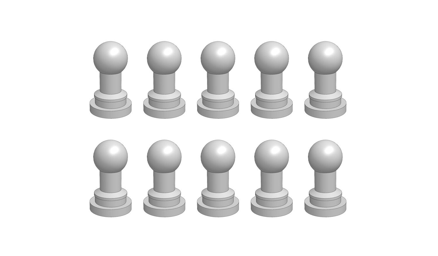 AirScreen Lens tear-off pin (set of 10)