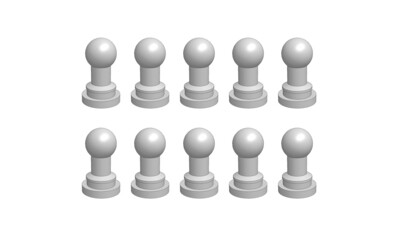 AirScreen Lens tear-off pin (set of 10)