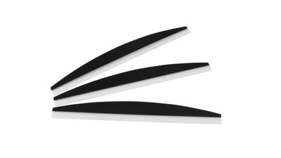 AirScreen AERO Roll-off PRIME mud visor strips (set of 3)