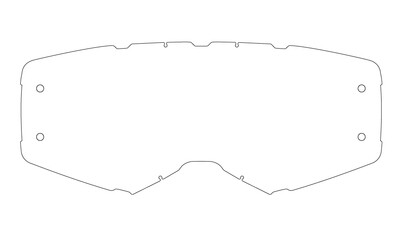 Lente AirScreen AERO roll off transparente
