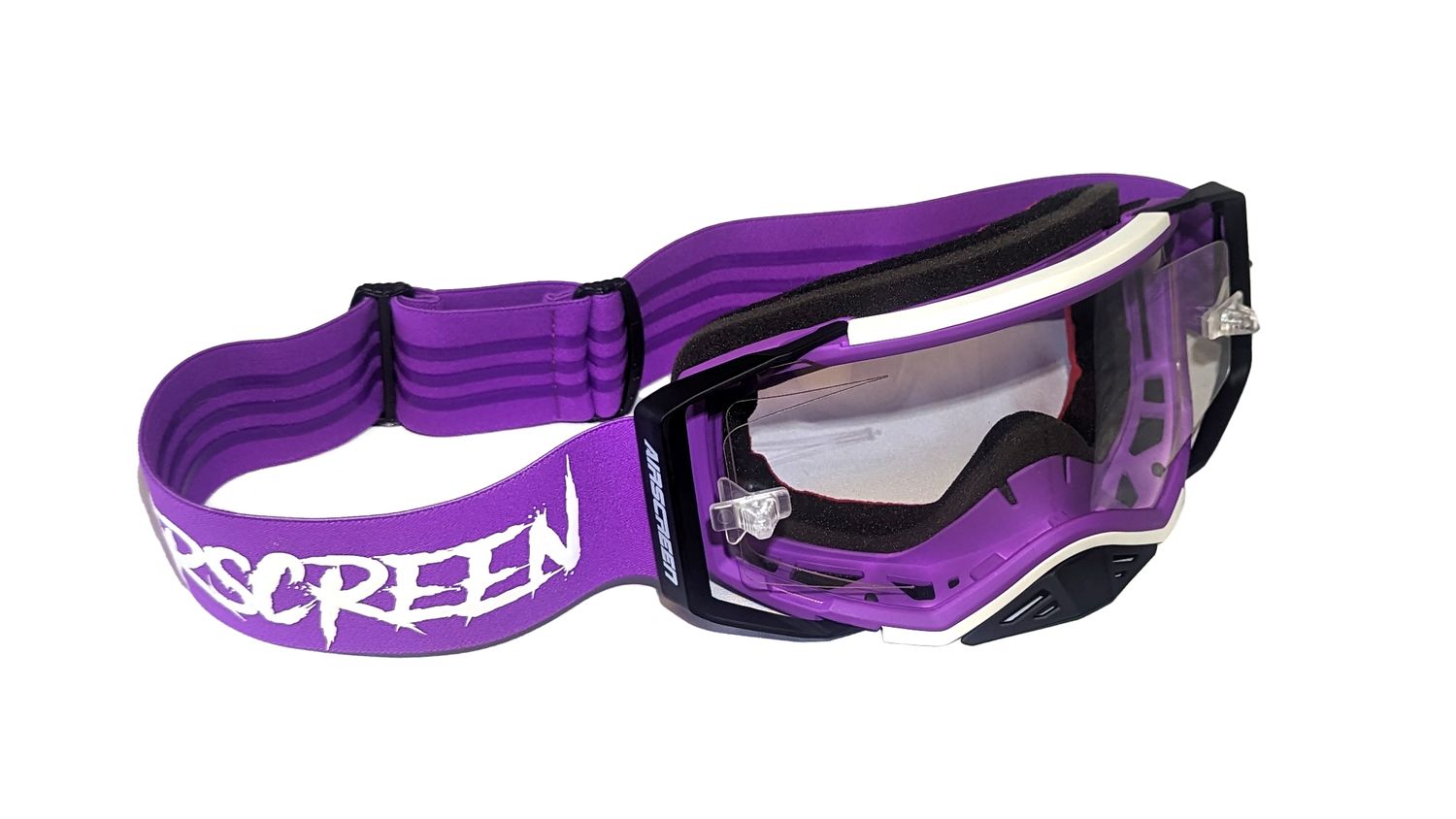 AirScreen AERO 05 EX goggle with openning lens, Lens color: Clear