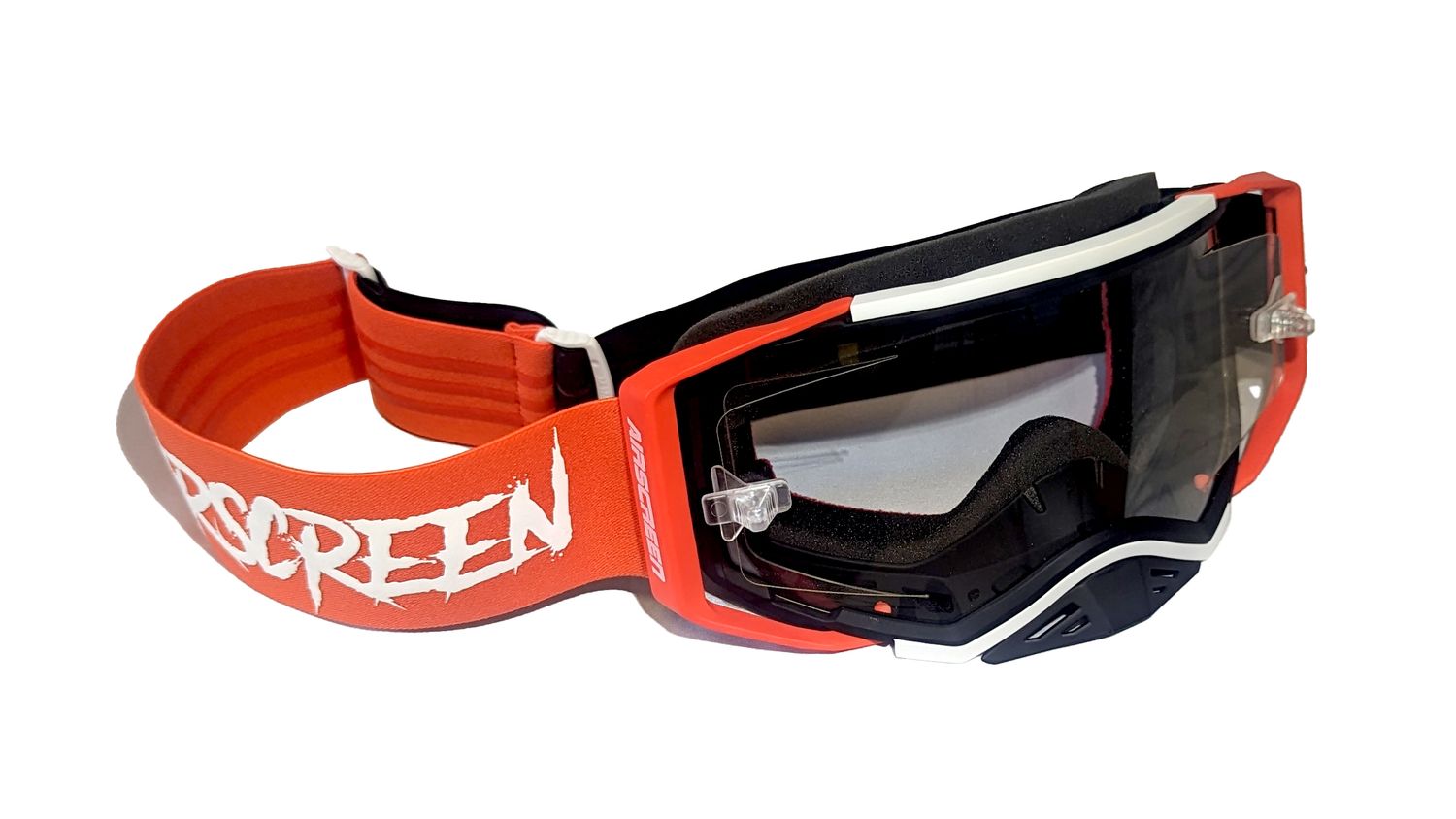 AirScreen AERO 06 EX goggle with openning lens, Lens color: Clear