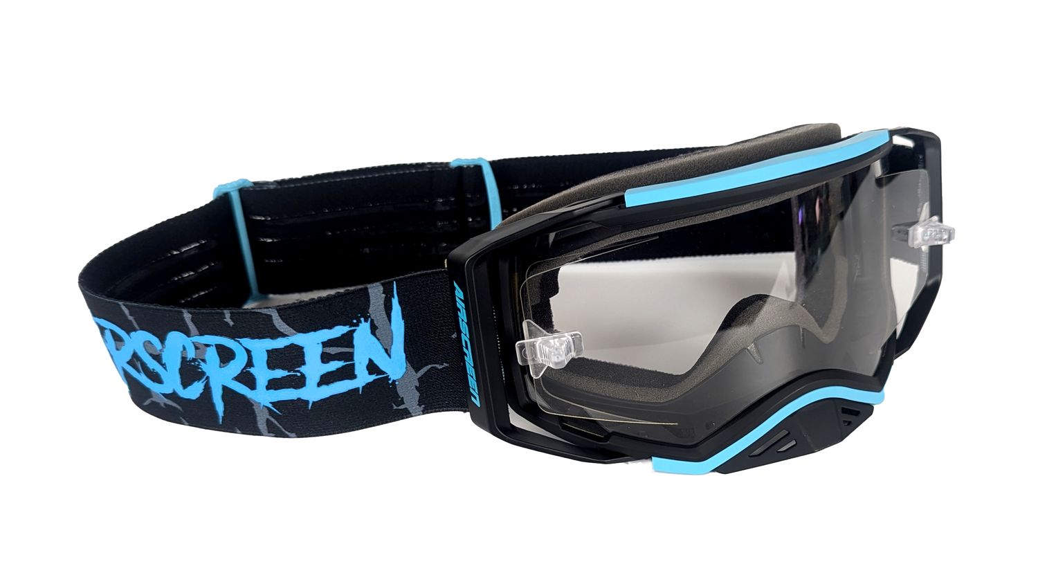 LIMITED EDITION ! AirScreen AERO EX LE1 goggle with openning lens, Lens color: Clear