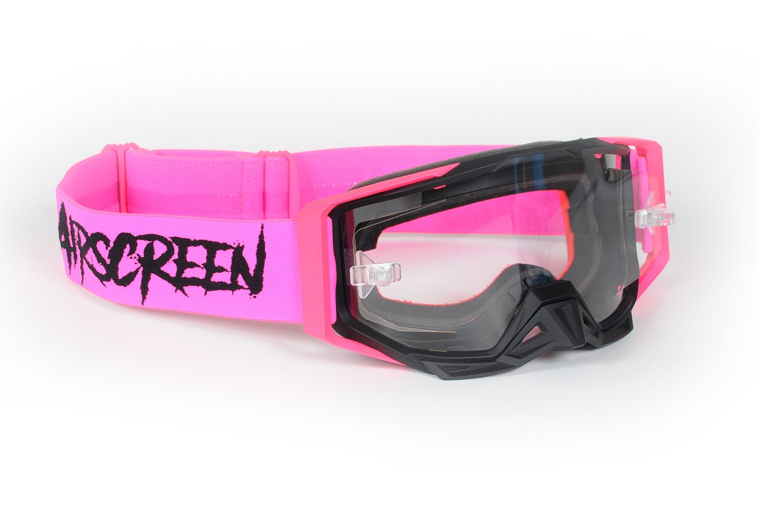 S-FIT EX 02 (Neon pink / clear opening lens)