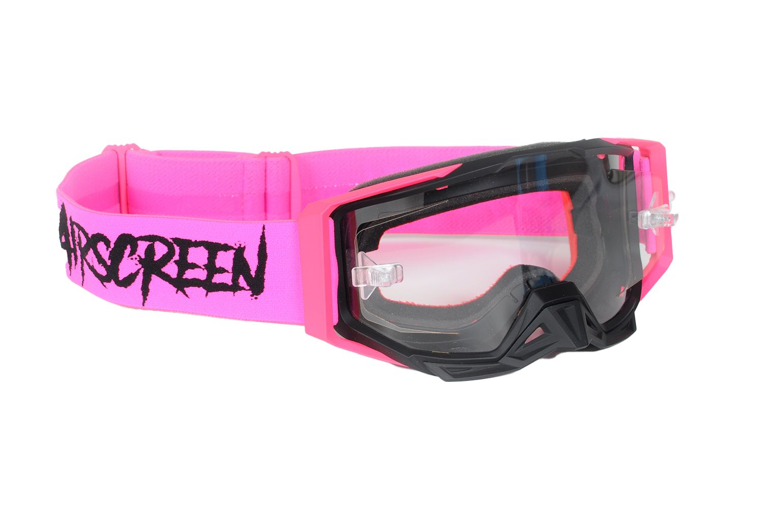 S-FIT EX 02 (Neon pink / clear opening lens)