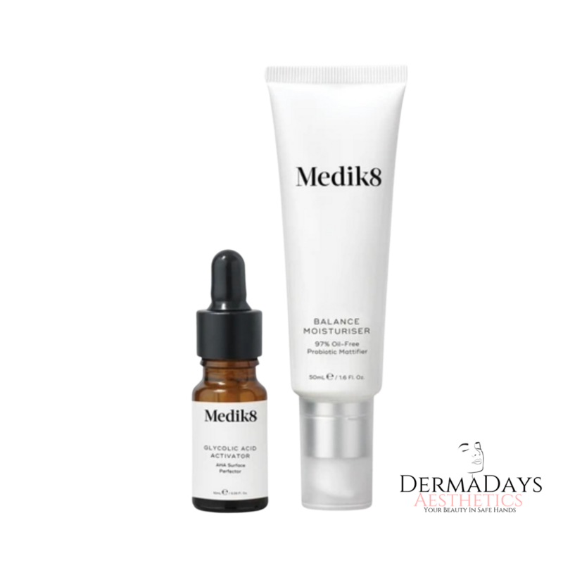Medik8 Balance moisturiser and Glycolic Acid Activator *please only add 1 to cart*
