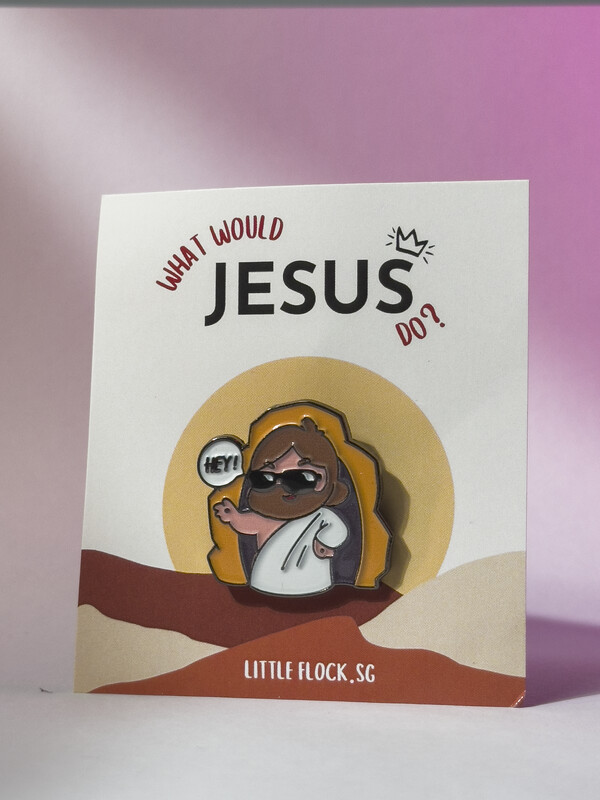 &#39;What Would Jesus Do&#39; Enamel Pin