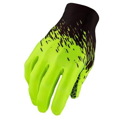 Supacaz SupaG Long Finger Glove – Black – Neon Yellow