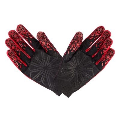 Supacaz SupaG Long Finger Glove – Black – Red