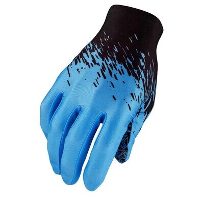 Supacaz SupaG Long Finger Glove – Black / Neon Blue