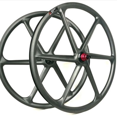 Carbon 6 Spokes 29er MTB Bicycle Wheelset