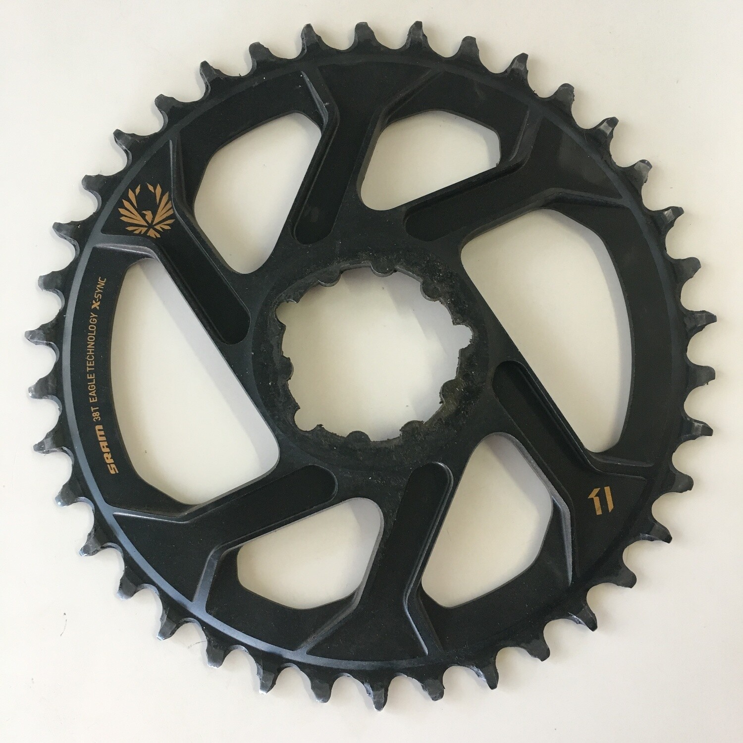 Demo SRAM X-Sync Direct Mount Chainring 38T (6mm Offset) 12spd Gold
