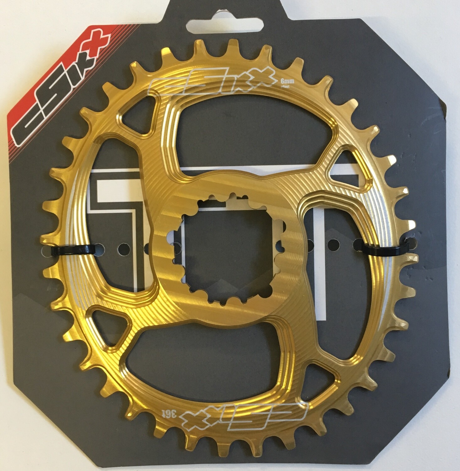 cSixx Oval Direct Mount SRAM Chainring Gold 3mm Offset