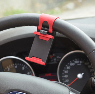Car Steering Wheel Phone Socket Holder