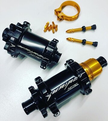 Quaxar Valve Tubeless Presta 45mm Pair
