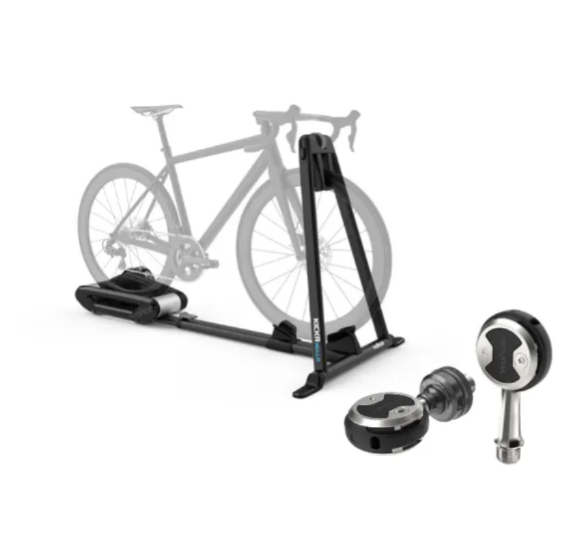 Wahoo Kickr Rollr + Powrlink Zero Single-sided Power Pedal Bundle