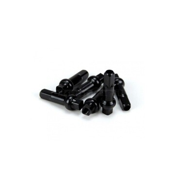 QUAXAR NIPPLES ALLOY BLACK 14MM SQUARE END