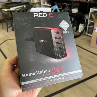 KBH200 - Hub-USB Electronic Red-E 5 Port USB 6 AMP