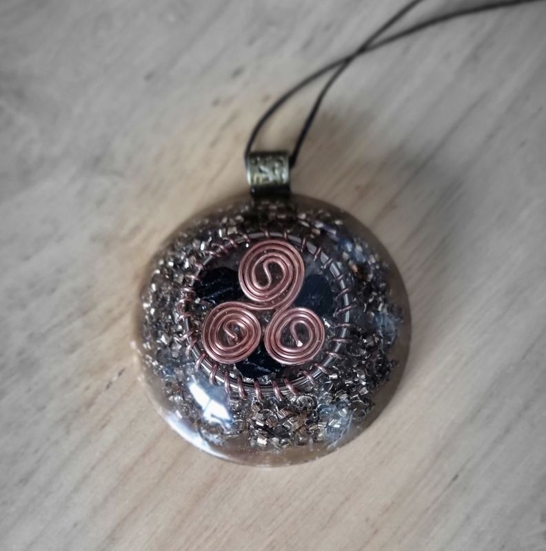 Hedekka Copper Black Tourmaline Orgone Energy Pendants
