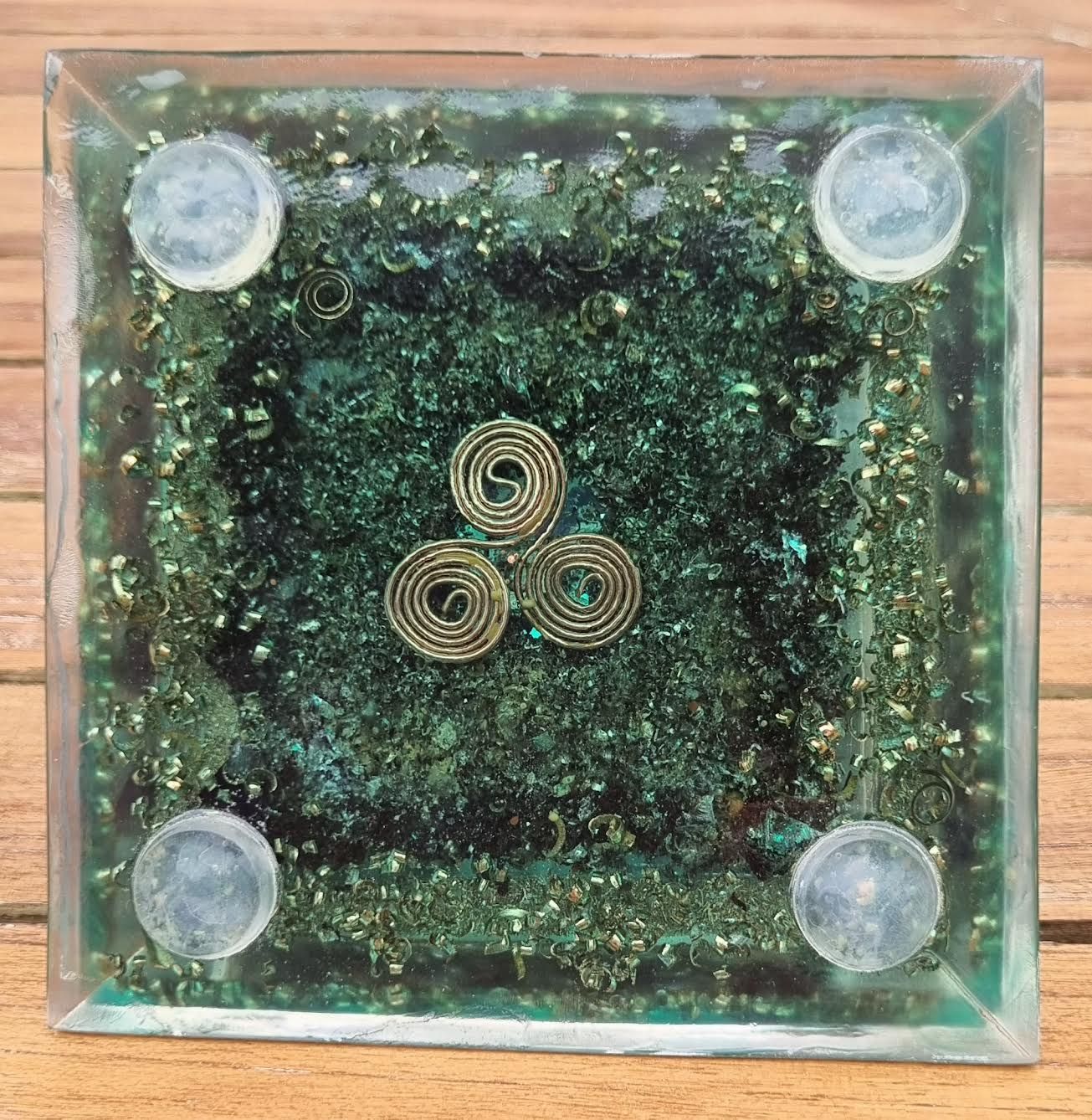 Amazonite Pyrite Quartz Giza Orgone Energy Pyramid