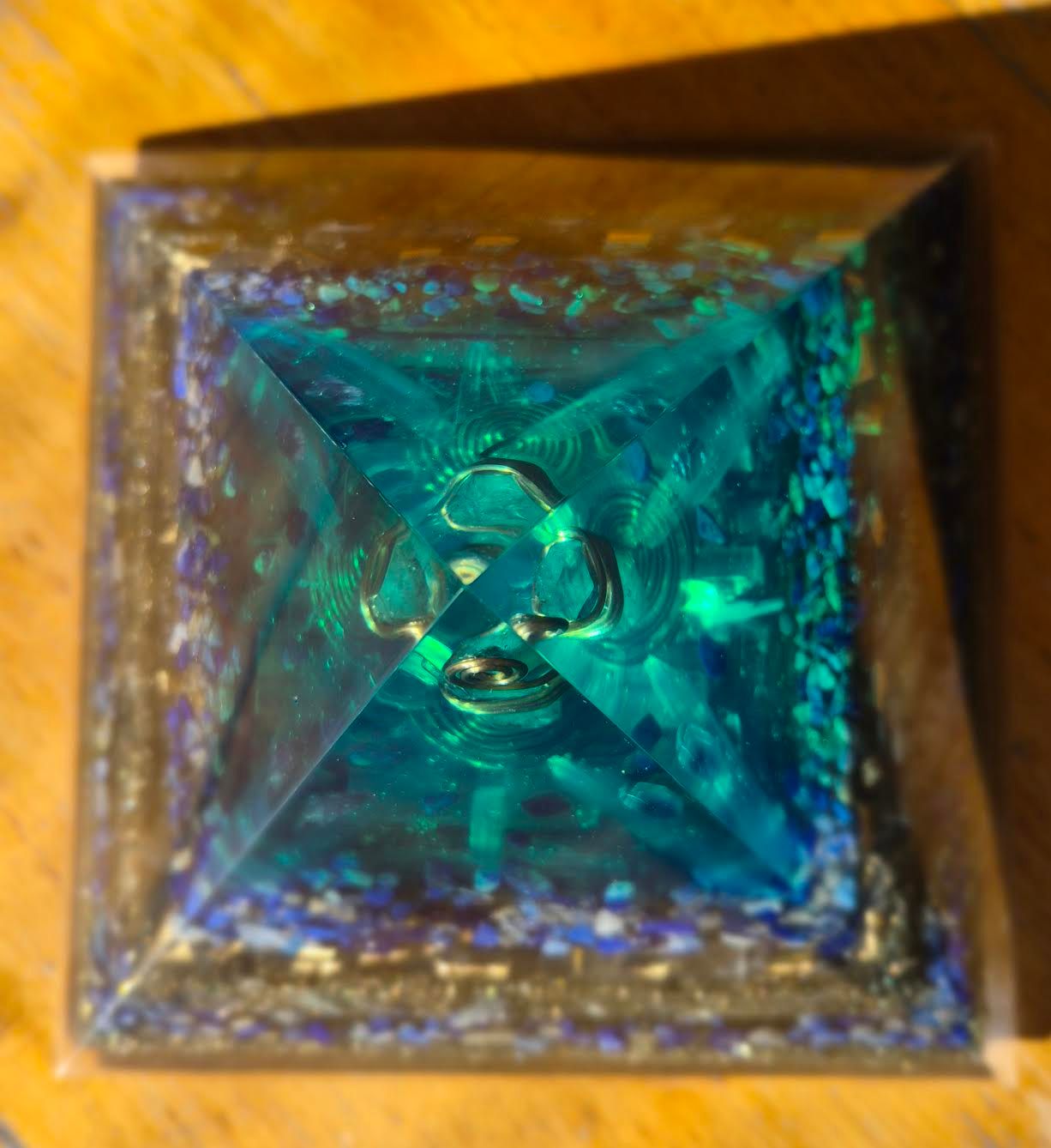 Lapis Lazuli Pyrite Giza Orgone Energy Pyramid