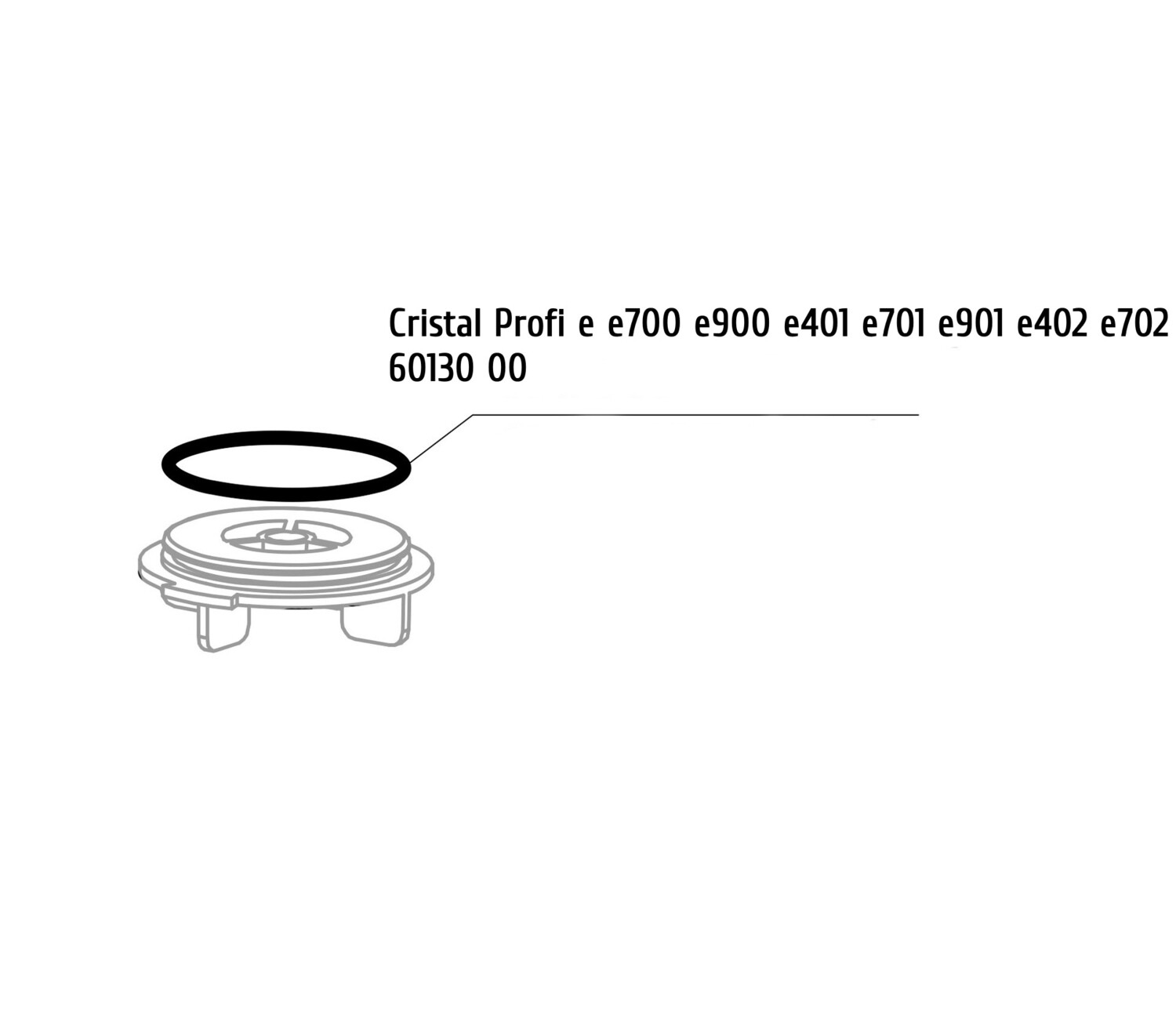​Jbl Guarnizione Coperchio Rotore CristalProfi e402-702-902