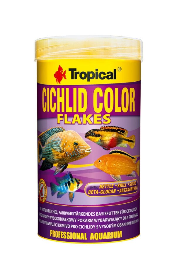 Tropical Cichlid Color Flakes 250ml