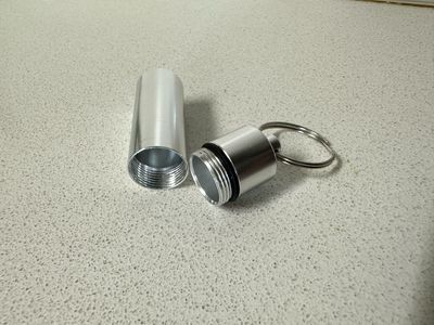 Aluminium odour keychain (Silver)