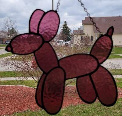 Stained glass - Balloon Poodle