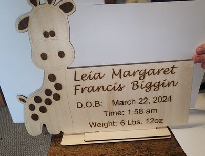 Personalized Birth Sign