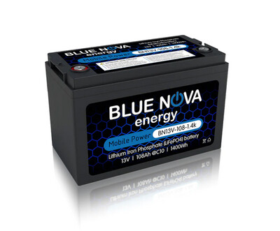 BLUE NOVA 108AH 1400 WH LiFePO4