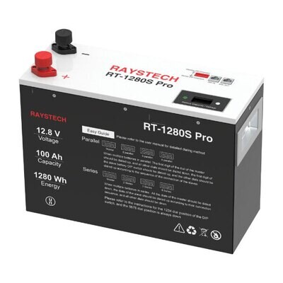12.8V 100Ah Lithium Ion Battery – RT-1280S PRO