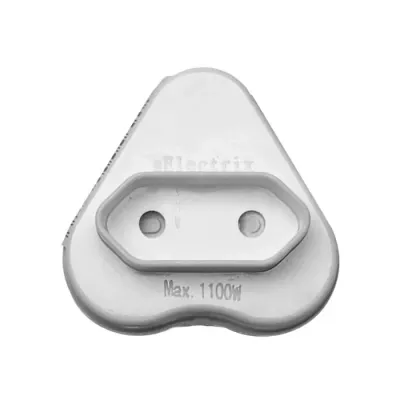 YourOnline EUR is a 3-pin plug to 2-pin Euromate hexagonal top loading socket.