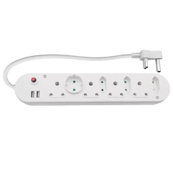 YourOnline Multi Plug 4x16A 4x5A 2xUSB 0.5m Cord