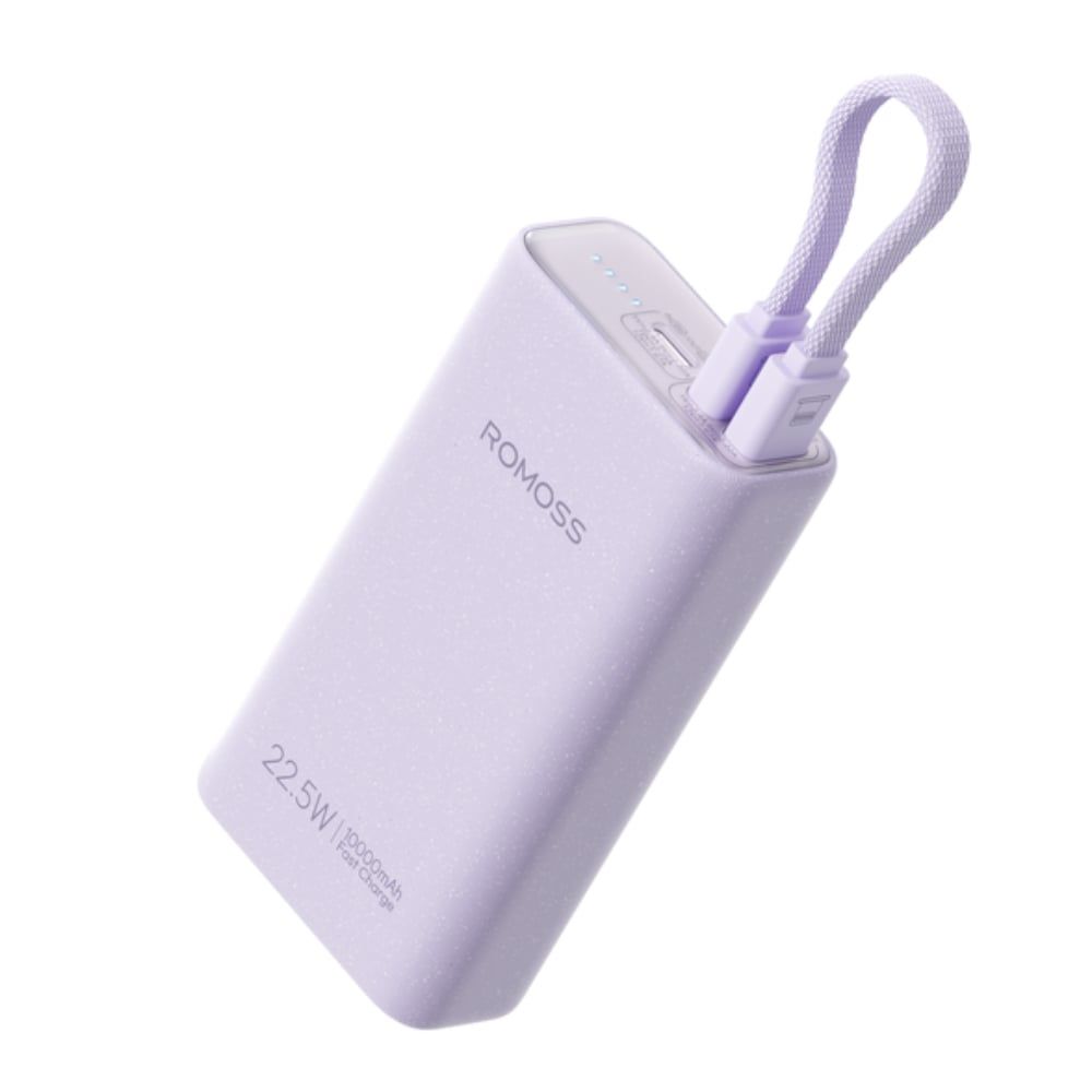 PHA10 10000mAh 22.5W Fast Charge Power Bank – Purple