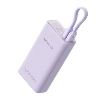 PHA10 10000mAh 22.5W Fast Charge Power Bank – Purple