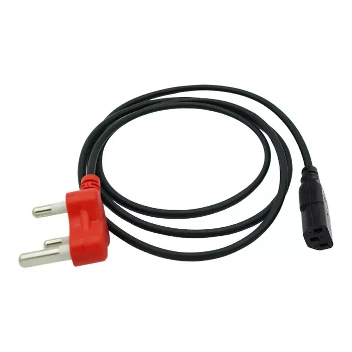 1.8m IEC Kettle Plug Power Cord With Dedicated Plug Top