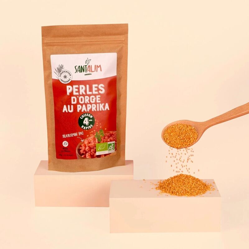 Perles de Orge BIO au Paprika en 1 Kg