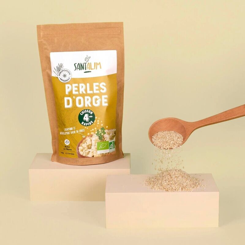 Perles d'Orge Nature BIO en 1 Kg