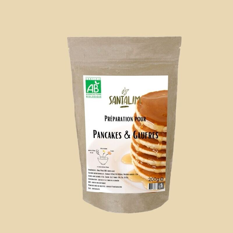 Préparation pour Pancakes & Gaufres Bio