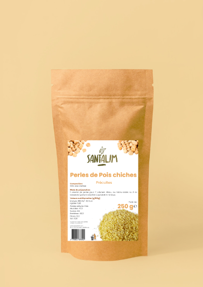 Perles de pois chiche précuites 250g