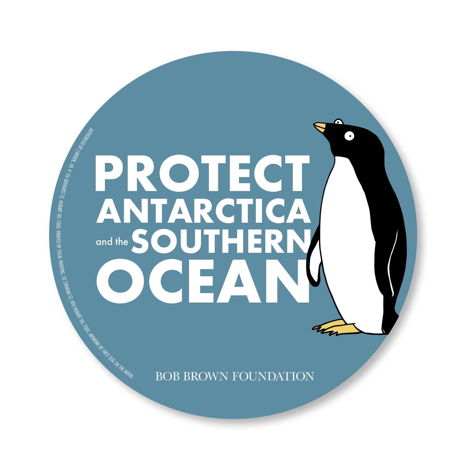 Sticker: Protect Antarctica and the Southern Ocean