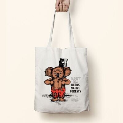 Tote bag: Blinky needs native forests