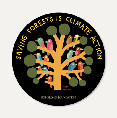 Saving Forests is Climate Action sticker by Tom O'Hern