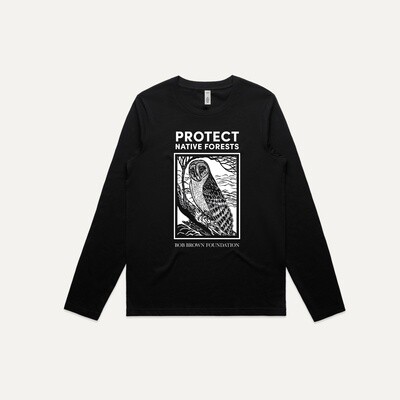 Protect Native Forests long-sleeved tee