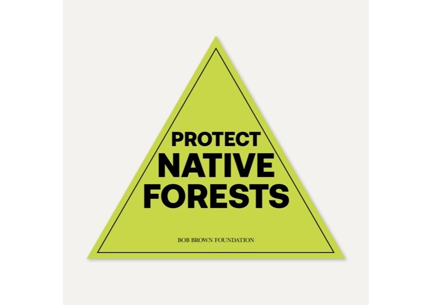 Protect Native Forests Hi Vis Sticker