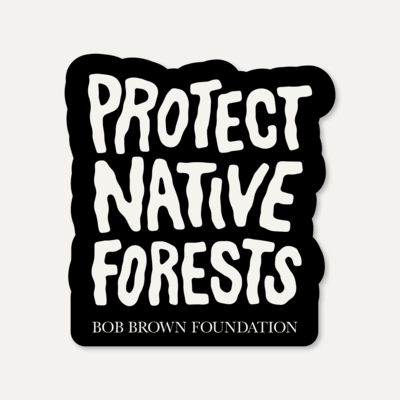 Protect Native Forests sticker by Minna Leunig