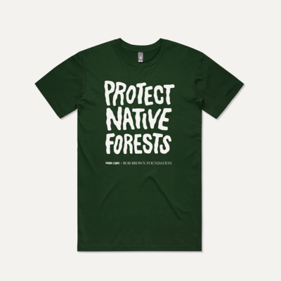 Protect Native Forests tee by Minna Leunig